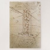 Vliegende machine (ca.1487) door Leonardo da Vinci Legpuzzel (Verticaal)