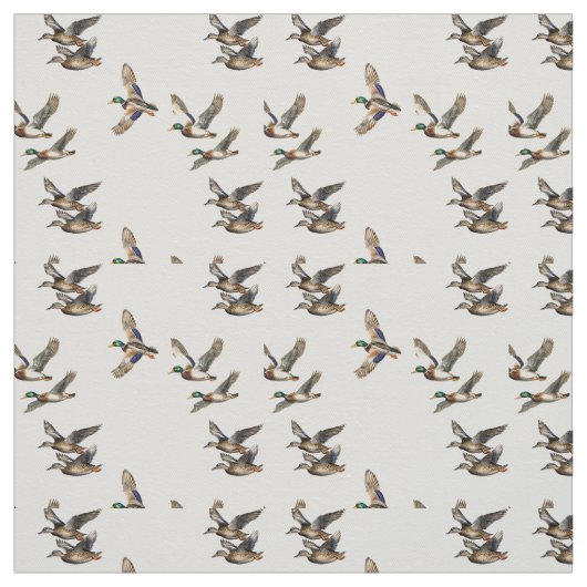 Vliegende Mallard-eenden Stof (Swatch)