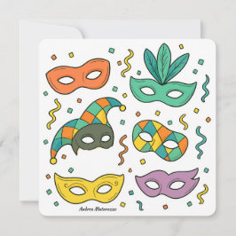 Vliegende Maskers Kaart