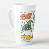 Vliegende Maskers Latte Mok (Linkerhoek)