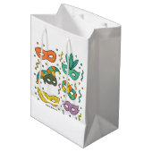 Vliegende Maskers Medium Cadeauzakje (Voorkant Gekanteld)