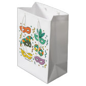 Vliegende Maskers Medium Cadeauzakje (Achterkant Gekanteld)