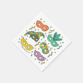 Vliegende Maskers Servet (Hoek)