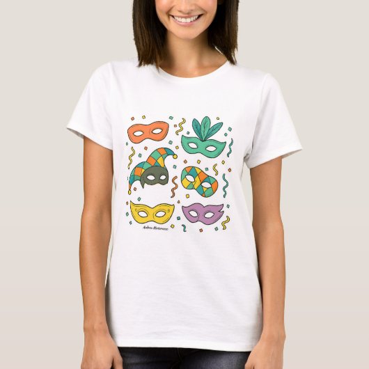 Vliegende Maskers T-shirt (Voorkant)