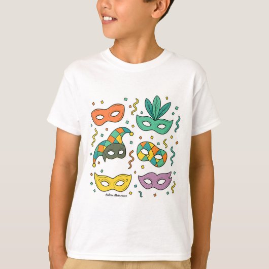 Vliegende Maskers T-shirt (Voorkant)