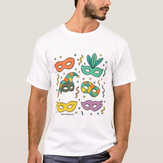 Vliegende Maskers T-shirt (Voorkant)