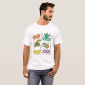 Vliegende Maskers T-shirt (Voorkant volledig)