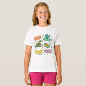 Vliegende Maskers T-shirt (Voorkant volledig)