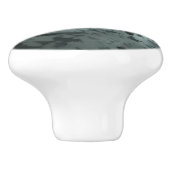 Vliegende moord op kudde kraaien, raven keramische knop (Zijkant)