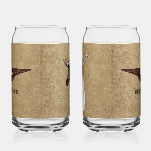 Vliegende Moose Struik Pilot Blikvorm Glas (Rechts)