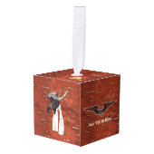 Vliegende Moose Struik Pilot Decoratie (Voorkant hoekig)