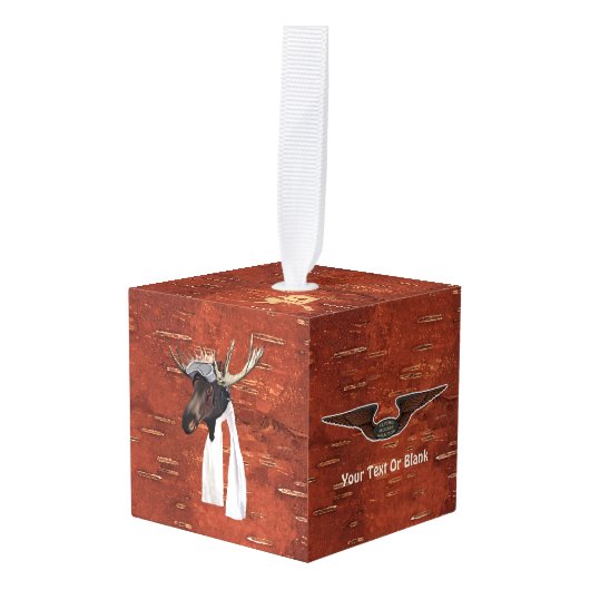 Vliegende Moose Struik Pilot Decoratie (Voorkant hoekig)