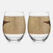 Vliegende Moose Struik Pilot Wijnglas Zonder Voet (Rechts)