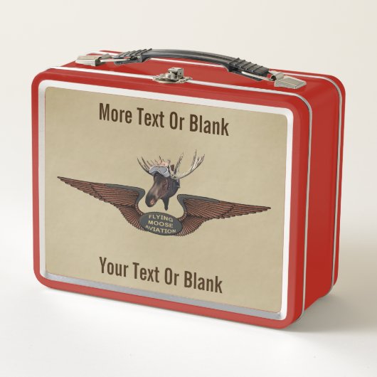 Vliegende Moose Struik Pilot Wings (Voorkant)