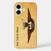 Vliegende Moose Struik Pilot Wings Case-Mate iPhone Case (Achterkant)