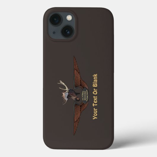 Vliegende Moose Struik Pilot Wings Case-Mate iPhone Case (Achterkant)