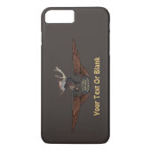 Vliegende Moose Struik Pilot Wings Case-Mate iPhone Case (Achterkant)