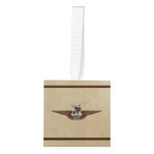 Vliegende Moose Struik Pilot Wings Decoratie (Voorkant)