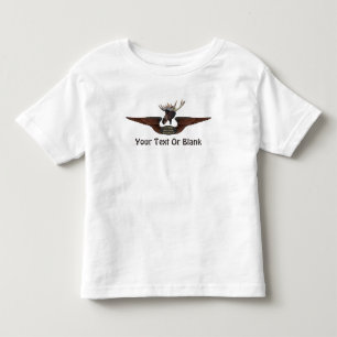 Vliegende Moose Struik Pilot Wings Kinder Shirts