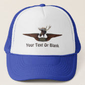 Vliegende Moose Struik Pilot Wings Trucker Pet (Voorkant)