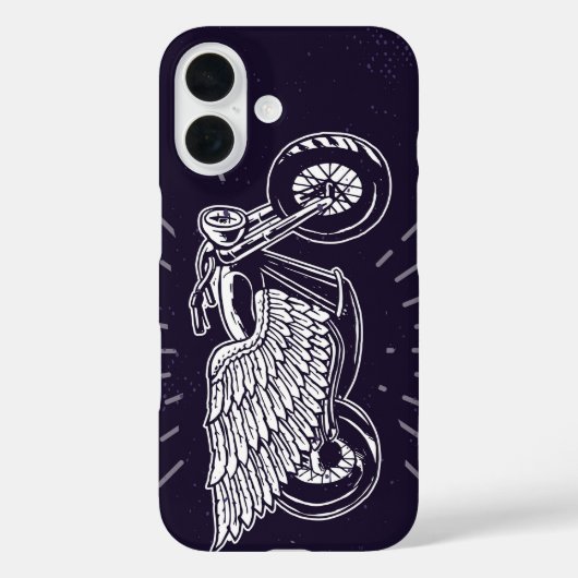 Vliegende Motorfiets Retro Biker Case-Mate iPhone Case (Achterkant)