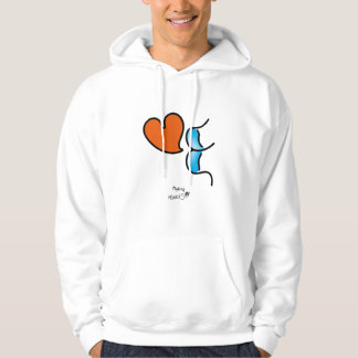 vliegende muackS!! -Blauw Hoodie