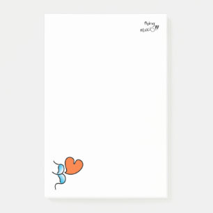 vliegende muackS!! -Blauw Post-it® Notes