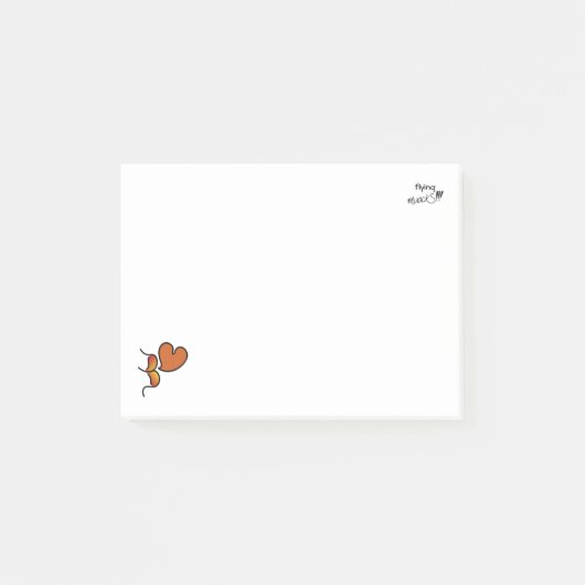 vliegende muackS!! -Orange Post-it® Notes (Voorkant)