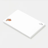 vliegende muackS!! -Orange Post-it® Notes (Schuin)
