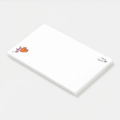 vliegende muackS!! -Roze Post-it® Notes (Schuin)