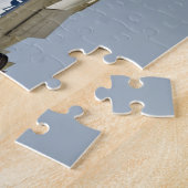 Vliegende Noord-Amerikaanse marine FJ2 Fury Jet Fi Legpuzzel (Zijkant)