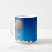 Vliegende olifant koffiemok (Voorkant links)