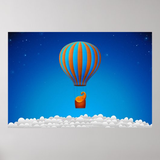 Vliegende olifant poster (Voorkant)