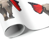 Vliegende olifanten Verpakkingspapier Cadeaupapier (Rol Hoek)