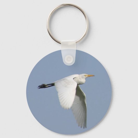 Vliegende ooievaar sleutelhanger (Voorkant)