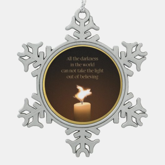 Vliegende Ornament met kaars (Voorkant)