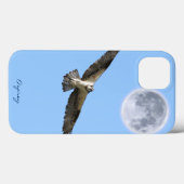 Vliegende Osprey (Fish Eagle) & Moon Case-Mate iPhone Case (Achterkant (horizontaal))