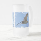 Vliegende osprey Frosted Mok (Voorkant rechts)