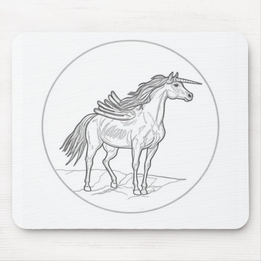 Vliegende Paard 🐴 Muismat (Voorkant)