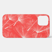 Vliegende paardenbloemzaden achtergrond. Case-Mate iPhone case (Achterkant (horizontaal))