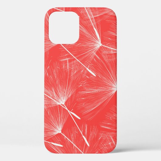 Vliegende paardenbloemzaden achtergrond. Case-Mate iPhone case (Achterkant)