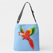 vliegende papegaai crossbody tas (Achterkant)