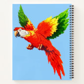 vliegende papegaai notitieboek (Achterkant)