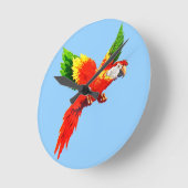 vliegende papegaai ronde klok (Hoek)