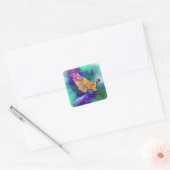 vliegende papegaai Sticker (Envelop)