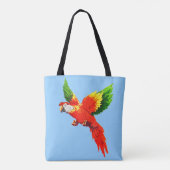 vliegende papegaai tote bag (Achterkant)