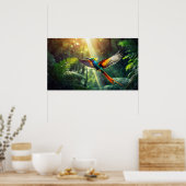 Vliegende paradijsvogel - Art Print (Keuken)