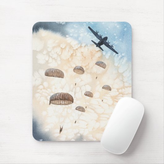 Vliegende paratroopers muismat (Met muis)