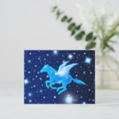Vliegende Pegasus Briefkaart (Staand voorkant)