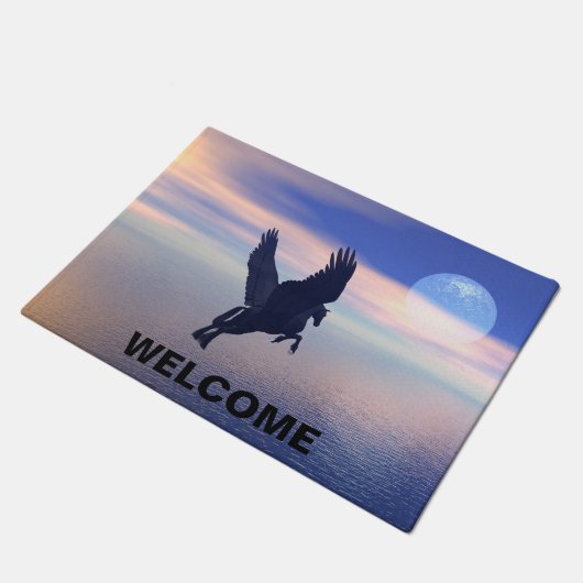 Vliegende Pegasus Deurmat (Schuin)